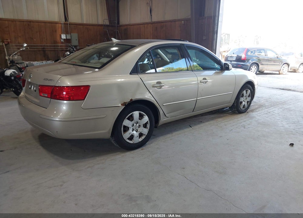 2009 HYUNDAI SONATA GLS VIN: 5NPET46CX9H480800