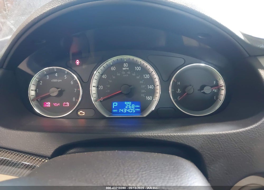 2009 HYUNDAI SONATA GLS VIN: 5NPET46CX9H480800