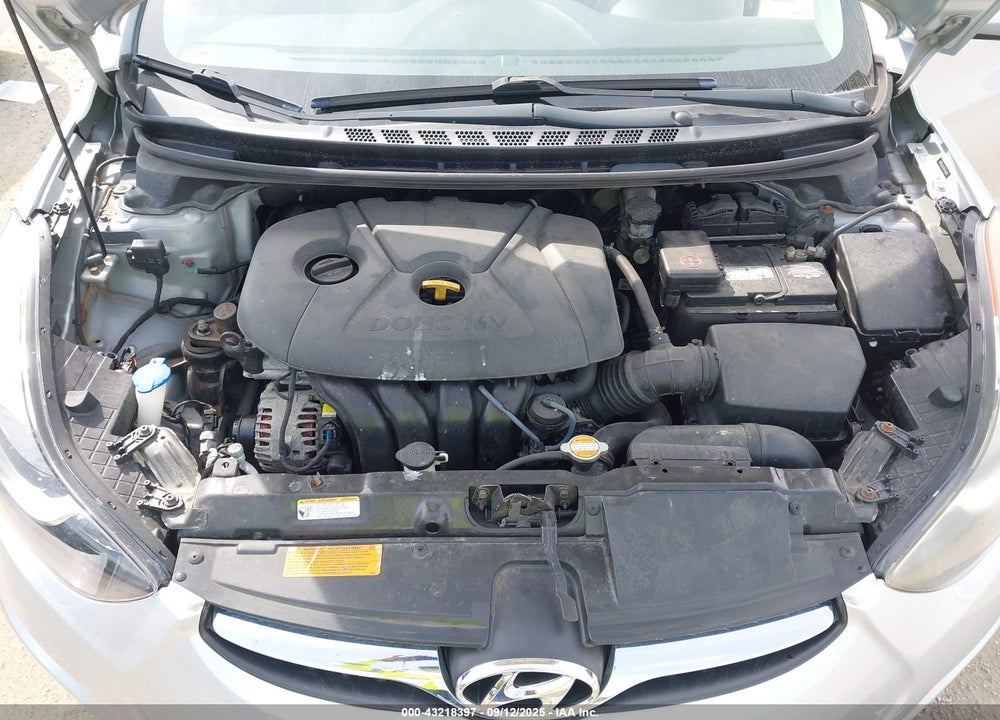 2013 HYUNDAI ELANTRA VIN: 5NPDH4AE9DH164495
