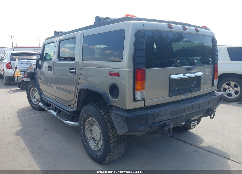 2003 HUMMER H2 VIN: 5GRGN23U63H126166