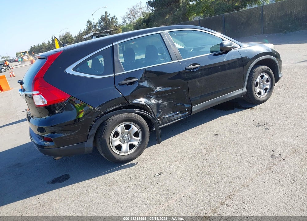2015 HONDA CR-V LX VIN: 5J6RM4H37FL020362