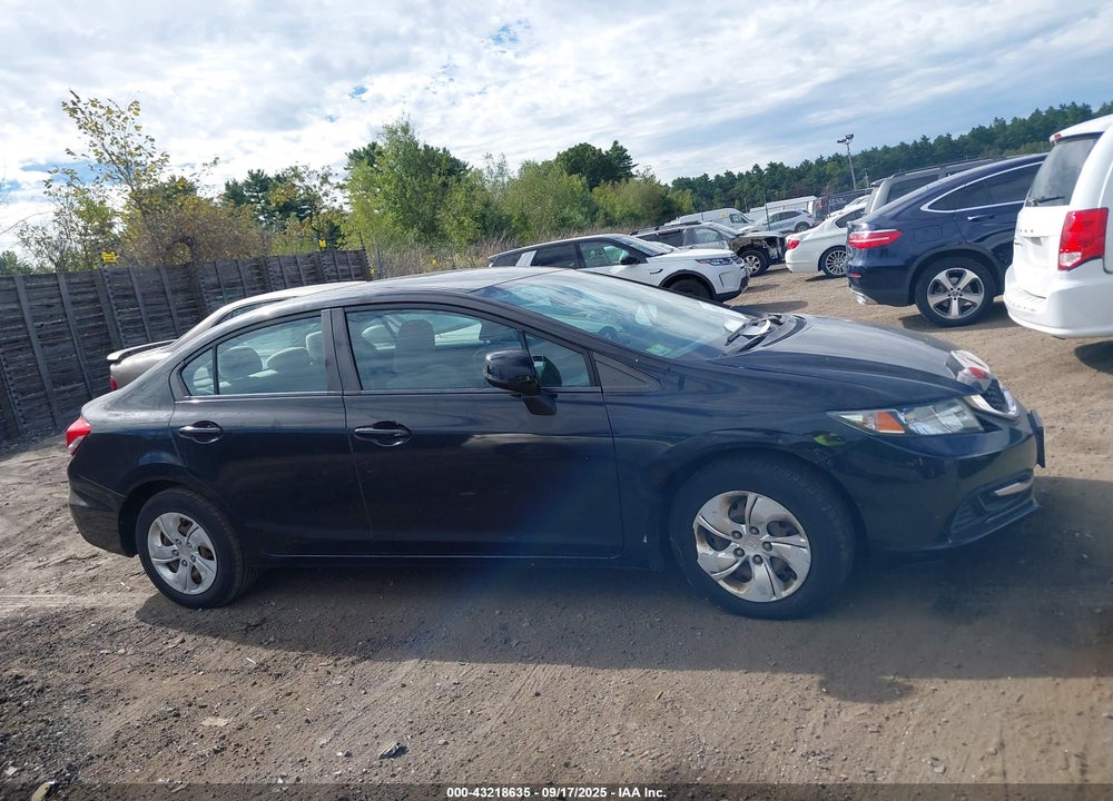 2013 HONDA CIVIC LX VIN: 2HGFB2F59DH587837