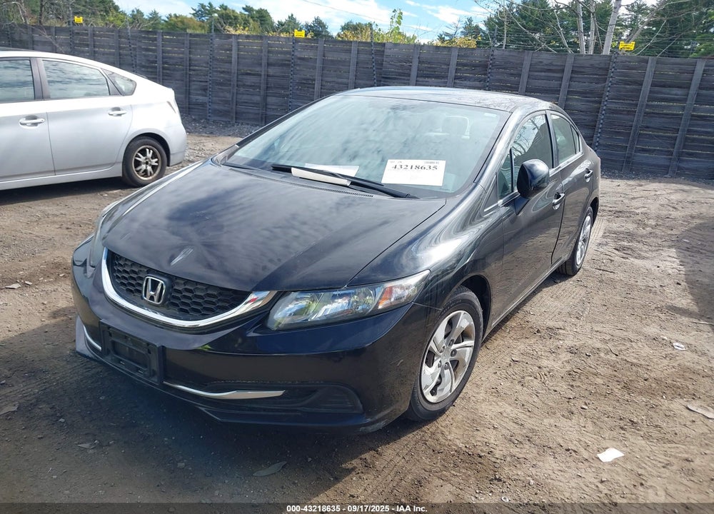 2013 HONDA CIVIC LX VIN: 2HGFB2F59DH587837