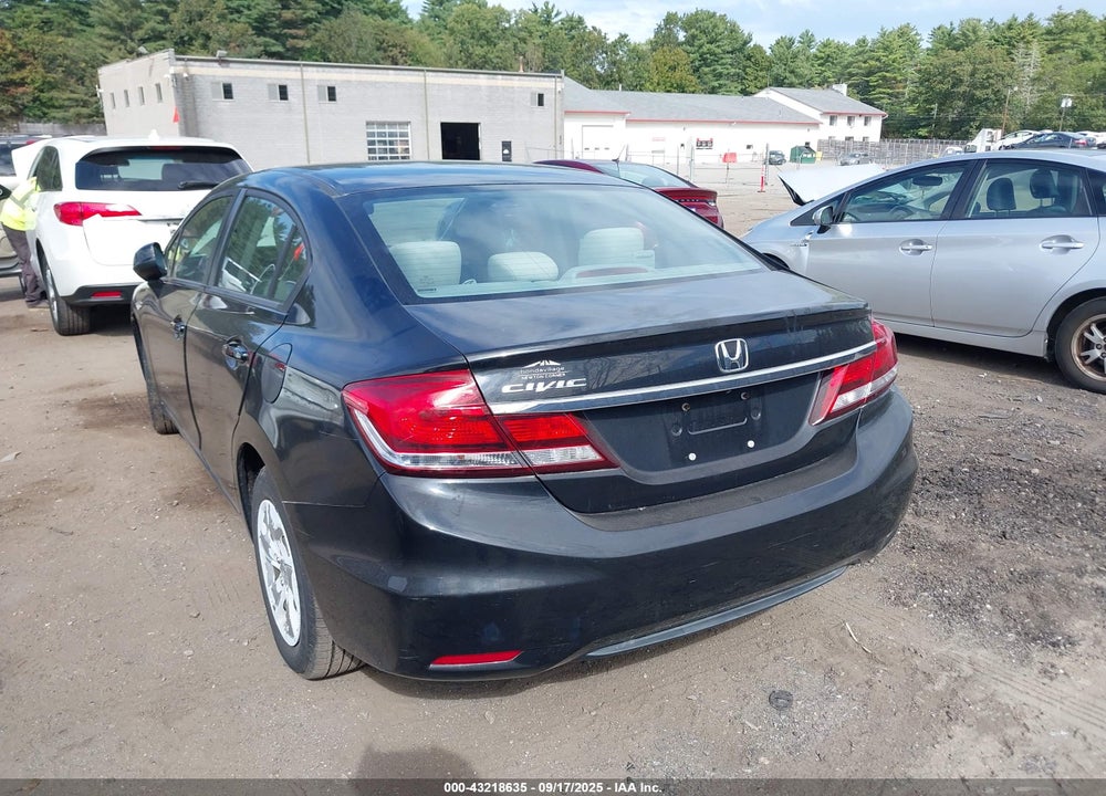 2013 HONDA CIVIC LX VIN: 2HGFB2F59DH587837