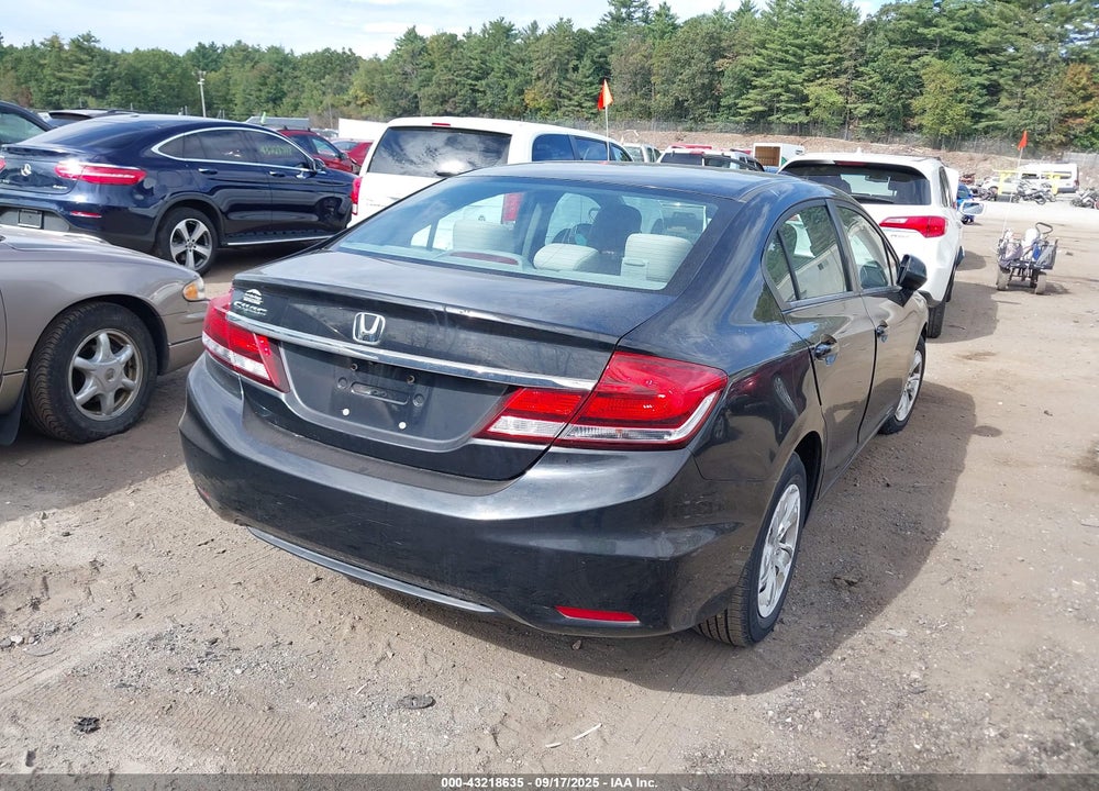 2013 HONDA CIVIC LX VIN: 2HGFB2F59DH587837