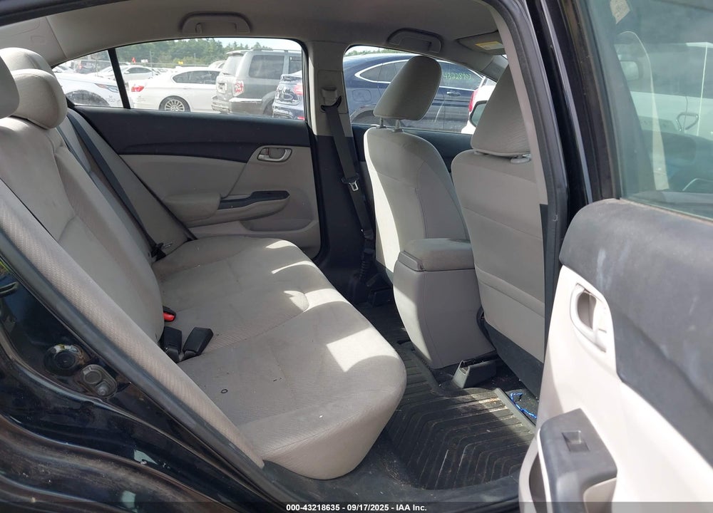 2013 HONDA CIVIC LX VIN: 2HGFB2F59DH587837