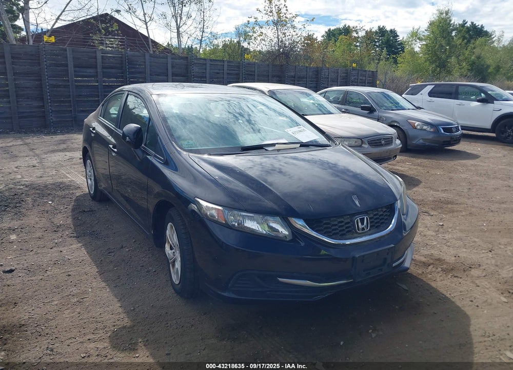 2013 HONDA CIVIC LX VIN: 2HGFB2F59DH587837
