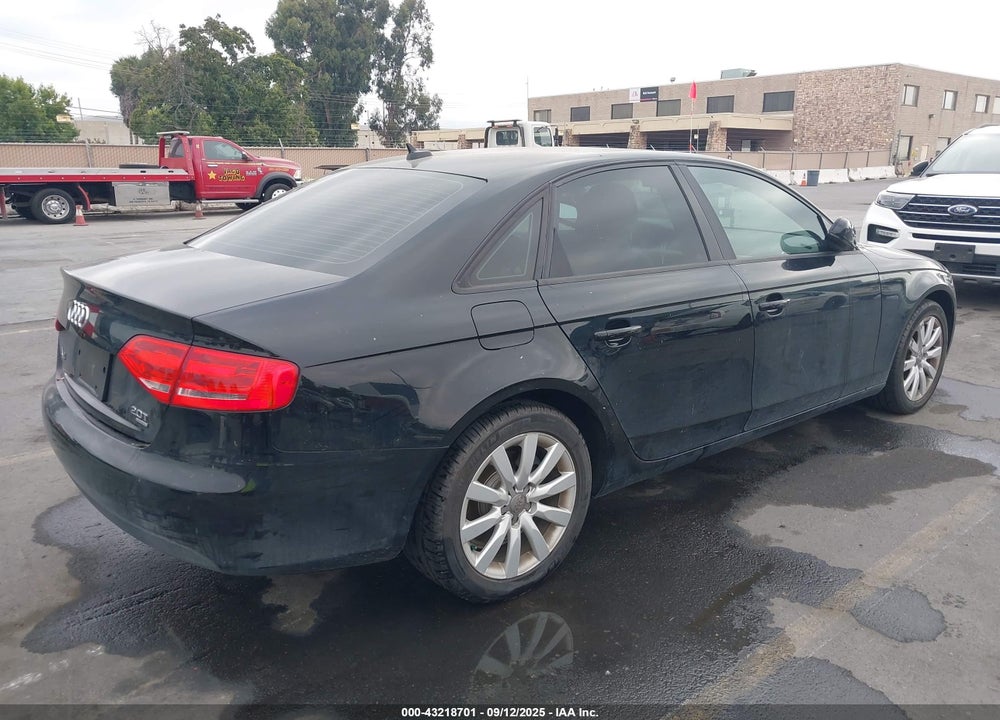 2012 AUDI A4 2.0T PREMIUM VIN: WAUDFAFL9CN008741