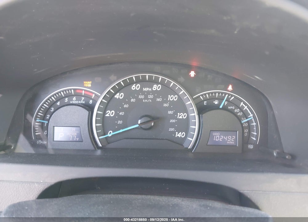 2013 TOYOTA CAMRY VIN: 4T4BF1FKXDR293864