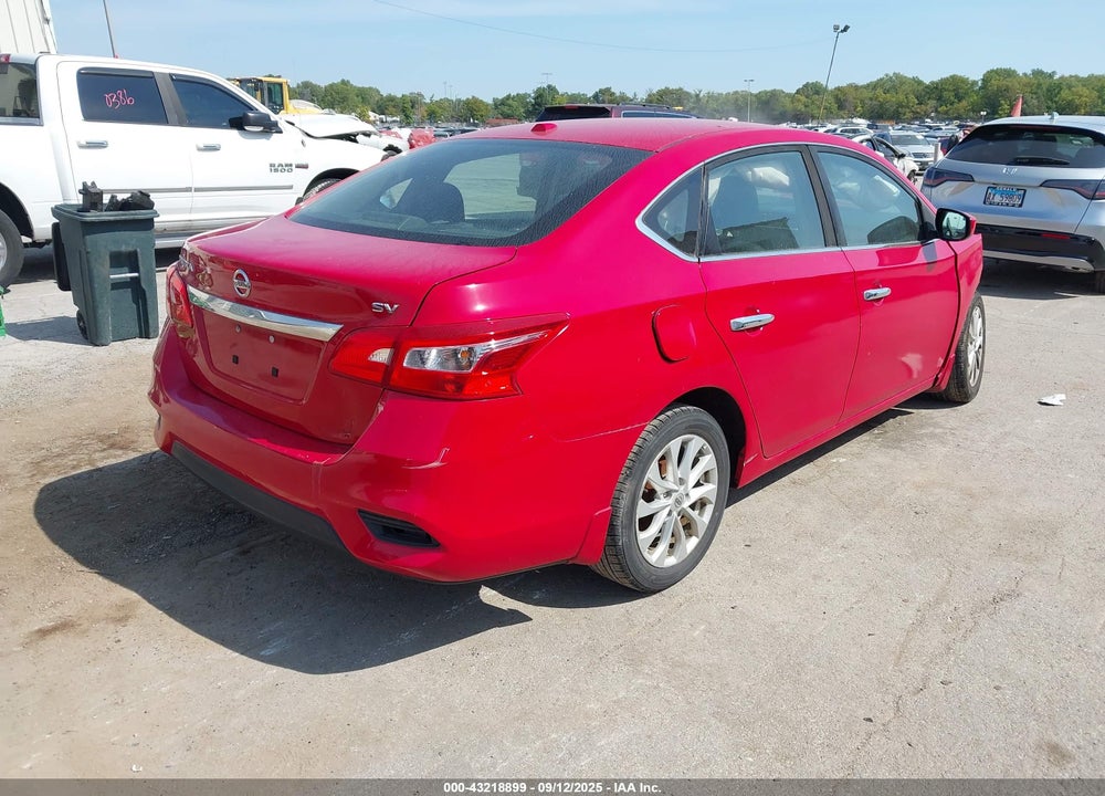 2018 NISSAN SENTRA SV VIN: 3N1AB7AP5JY285310
