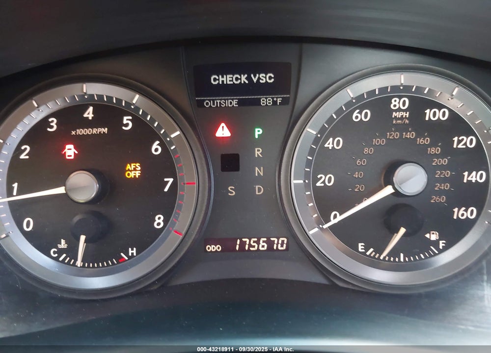 2007 LEXUS ES 350 VIN: JTHBJ46G372018412