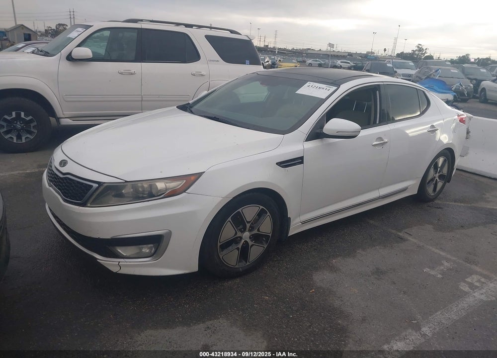 2012 KIA OPTIMA HYBRID VIN: KNAGM4AD1C5022198