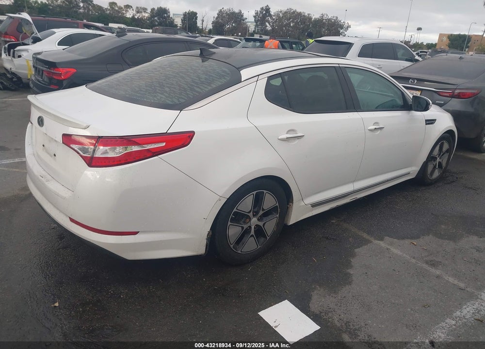 2012 KIA OPTIMA HYBRID VIN: KNAGM4AD1C5022198