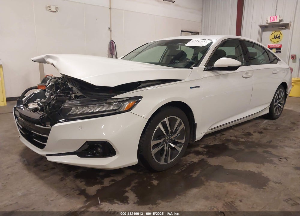 2021 HONDA ACCORD HYBRID EX-L VIN: 1HGCV3F54MA023320