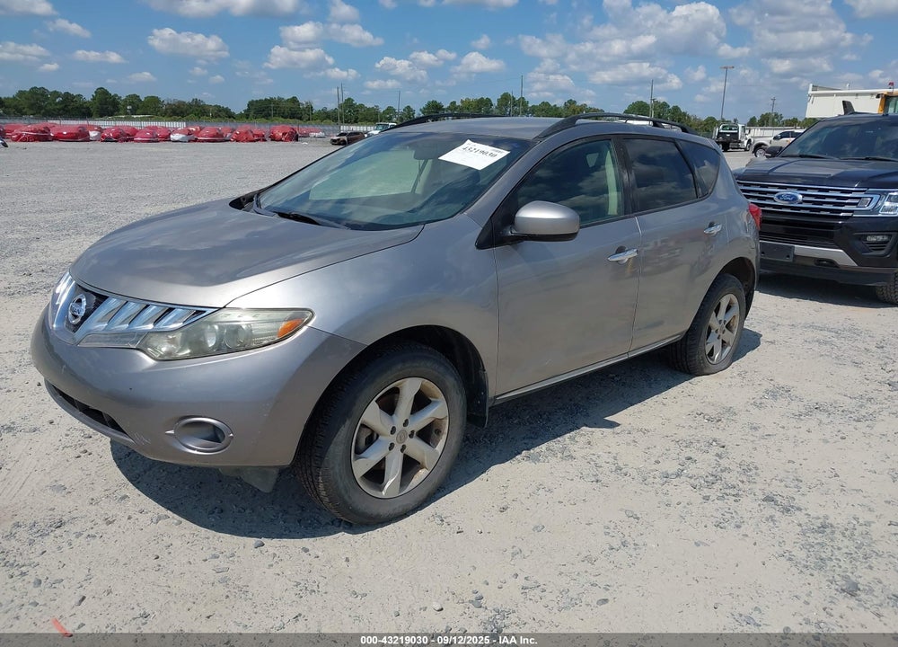 2009 NISSAN MURANO VIN: JN8AZ18U29W004752