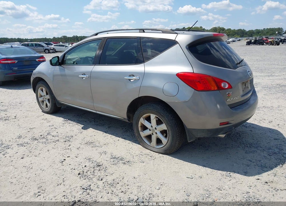 2009 NISSAN MURANO VIN: JN8AZ18U29W004752