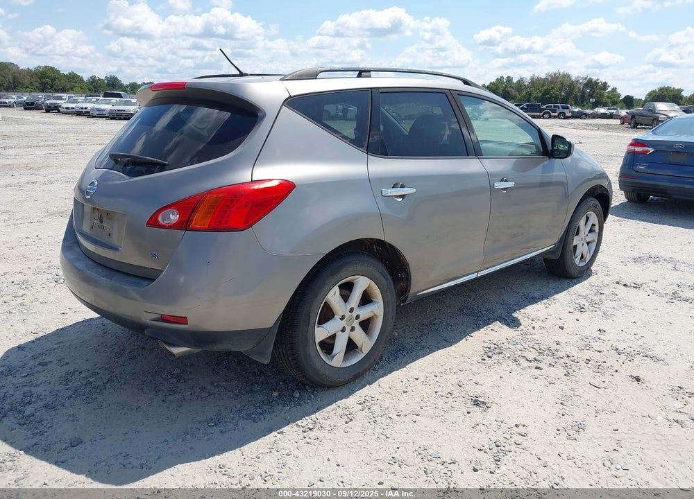 2009 NISSAN MURANO VIN: JN8AZ18U29W004752