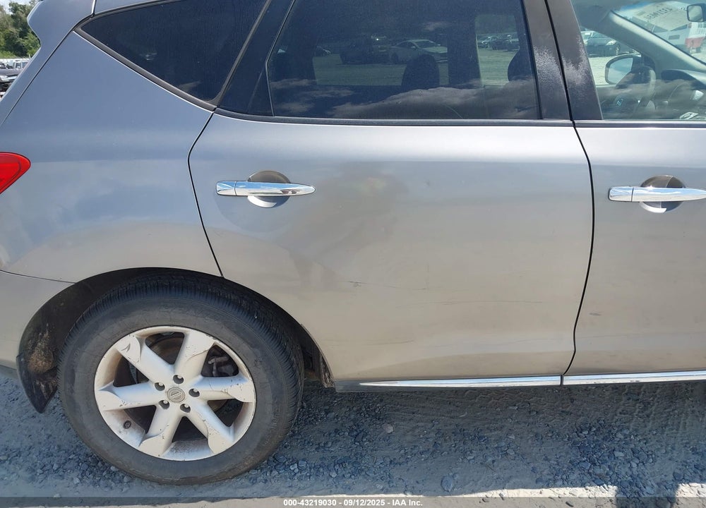 2009 NISSAN MURANO VIN: JN8AZ18U29W004752