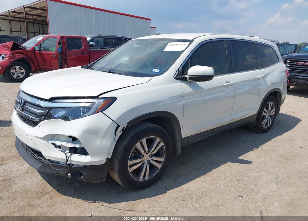2017 HONDA PILOT EX VIN: 5FNYF5H38HB035329