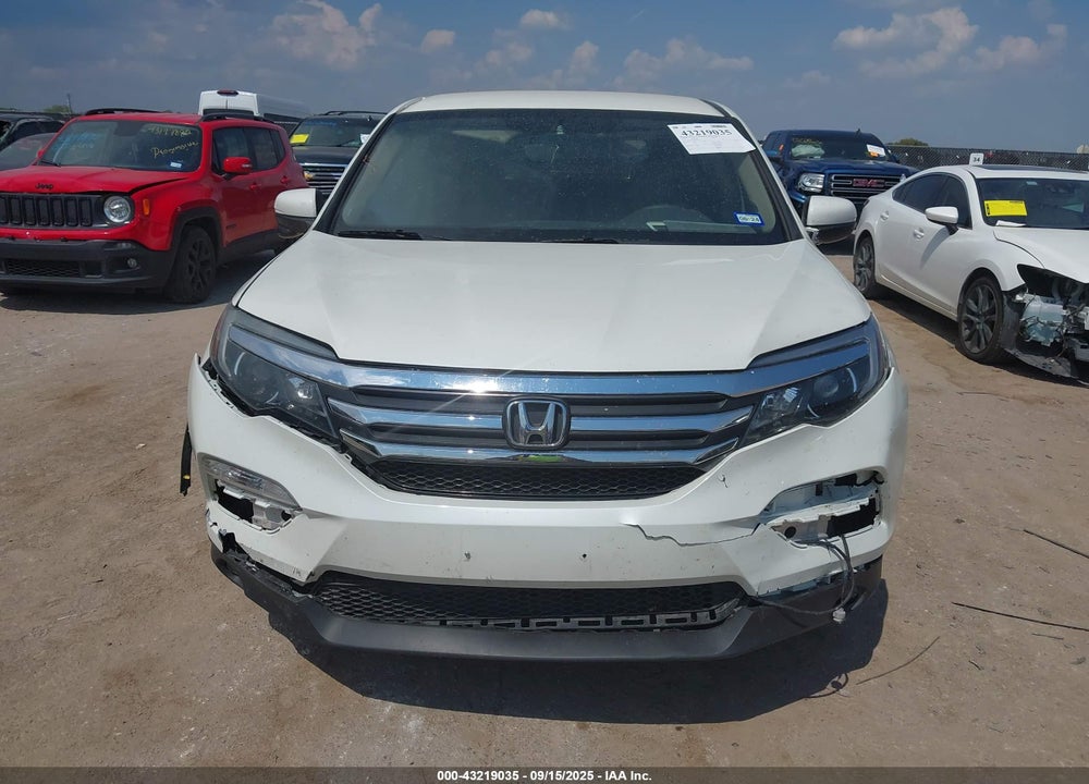2017 HONDA PILOT EX VIN: 5FNYF5H38HB035329