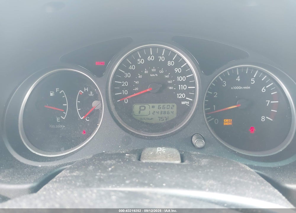 2006 SUBARU FORESTER VIN: JF1SG65646H752479