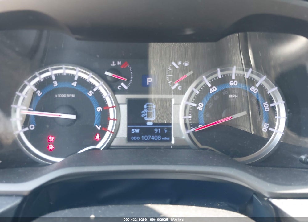 2016 TOYOTA 4RUNNER VIN: JTEZU5JR4G5146867