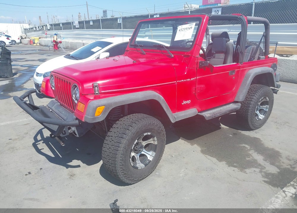1997 JEEP WRANGLER SE VIN: 1J4FY29P3VP443847