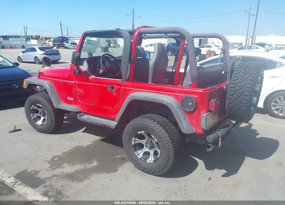 1997 JEEP WRANGLER SE VIN: 1J4FY29P3VP443847