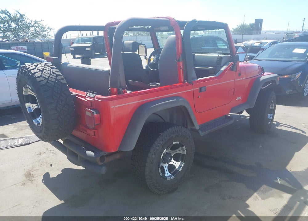 1997 JEEP WRANGLER SE VIN: 1J4FY29P3VP443847