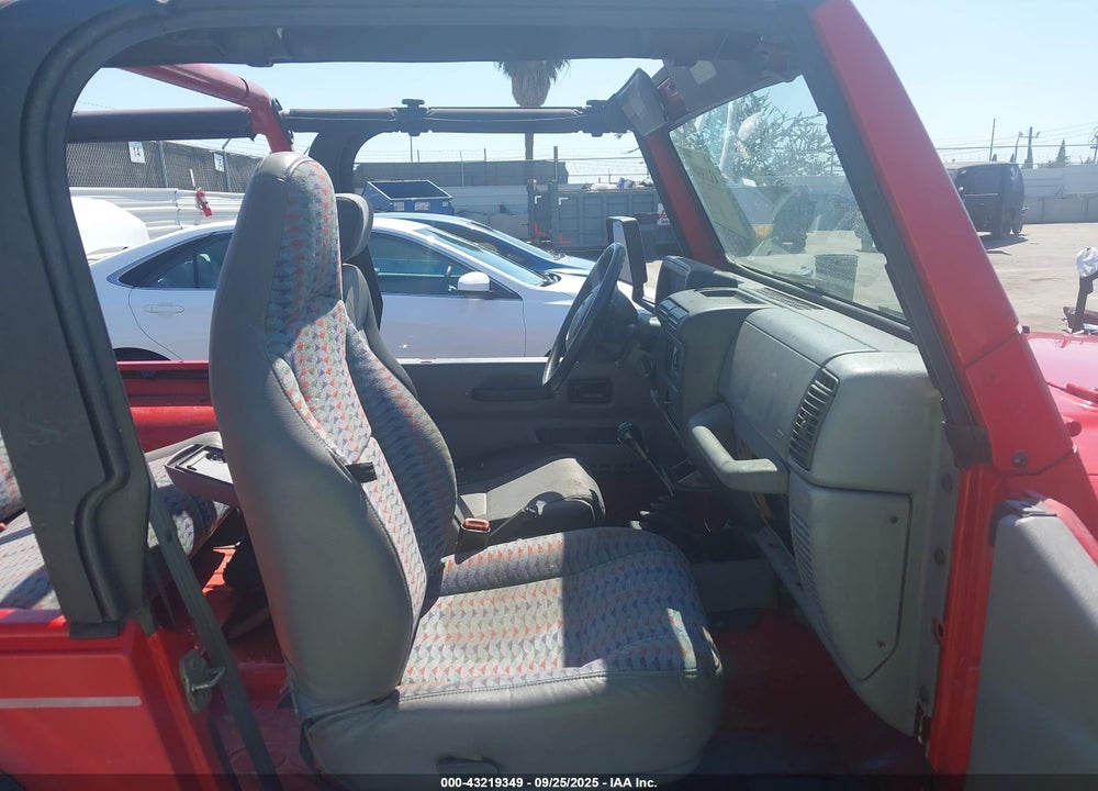 1997 JEEP WRANGLER SE VIN: 1J4FY29P3VP443847