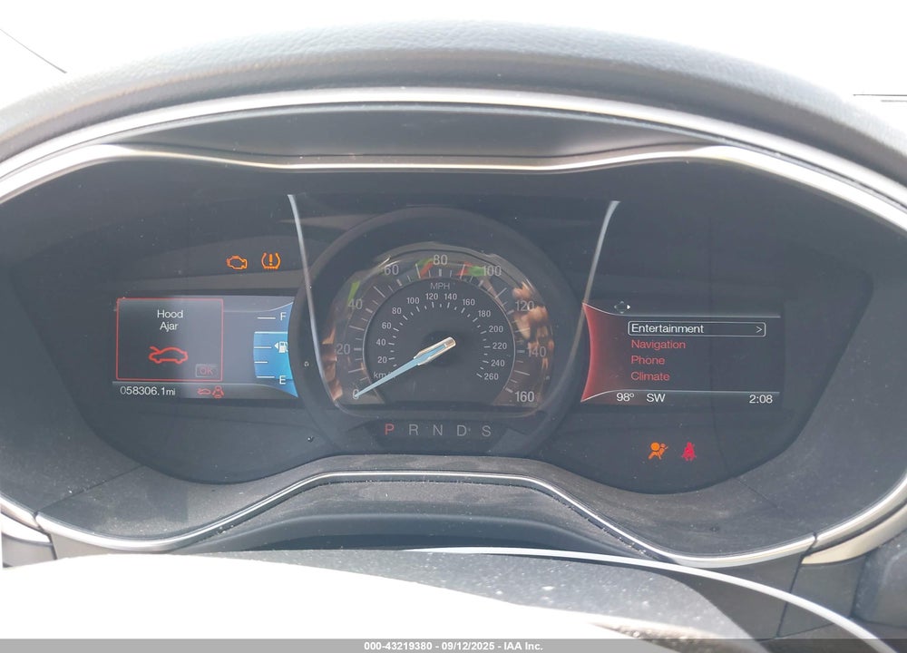 2016 FORD FUSION VIN: 3FA6P0H75GR143615