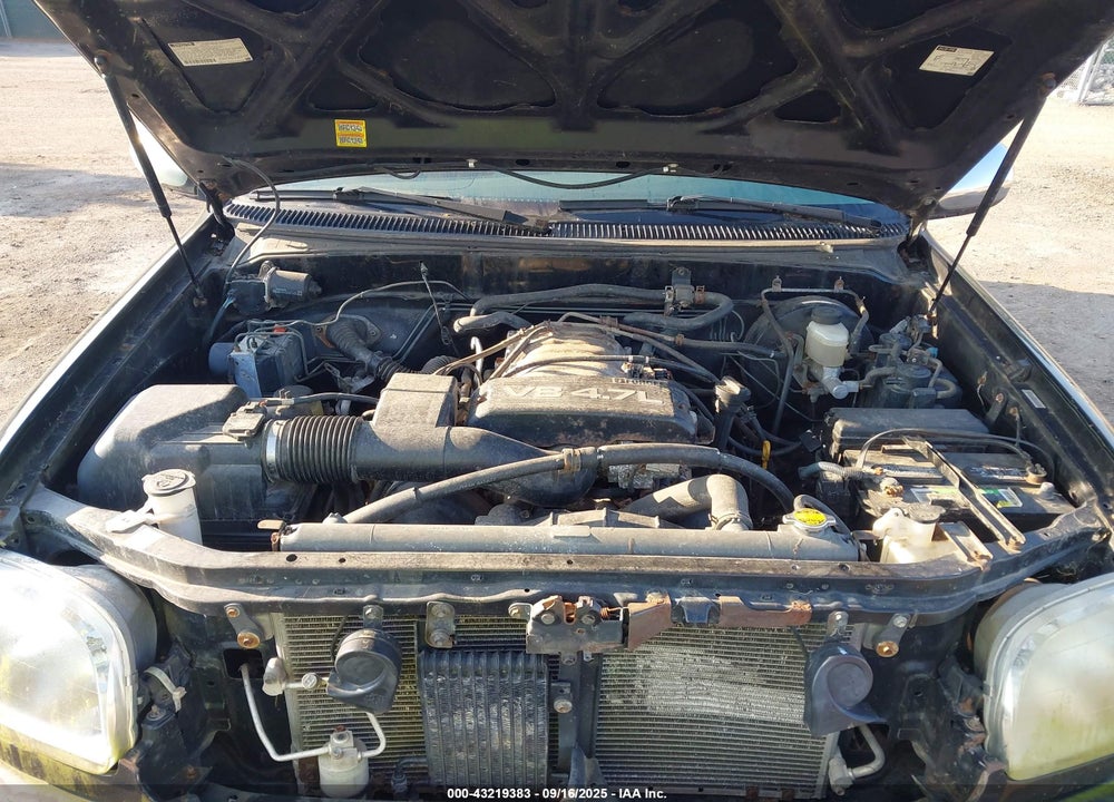 2002 TOYOTA TUNDRA SR5 V8 VIN: 5TBBT441X2S309946