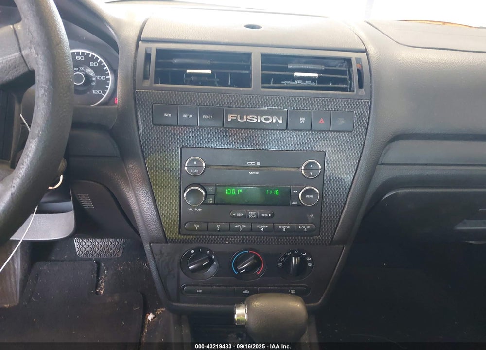 2009 FORD FUSION SE VIN: 3FAHP07139R155089