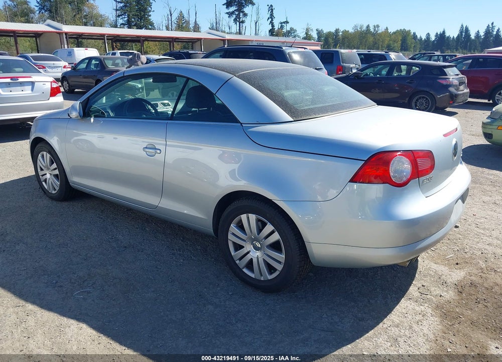 2007 VOLKSWAGEN EOS 2.0T VIN: WVWAA71F07V044994