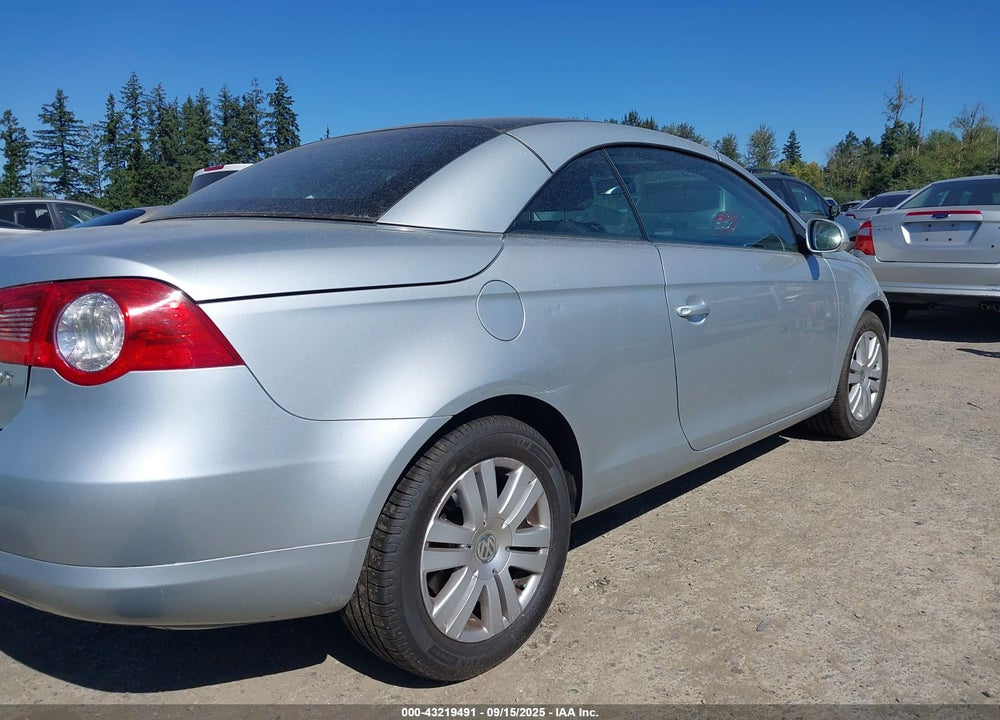 2007 VOLKSWAGEN EOS 2.0T VIN: WVWAA71F07V044994