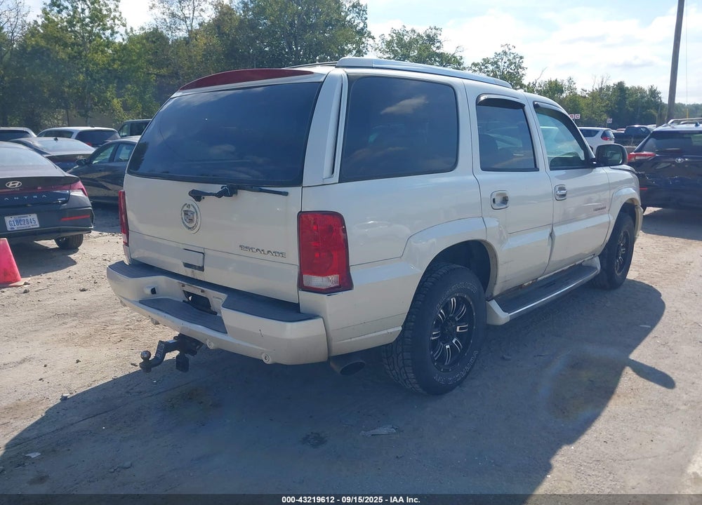 2004 CADILLAC ESCALADE STANDARD VIN: 1GYEK63N44R168911