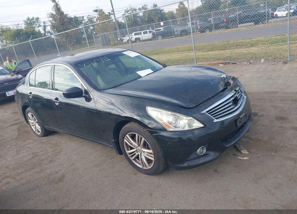 2011 INFINITI G25X VIN: JN1DV6AR9BM450652
