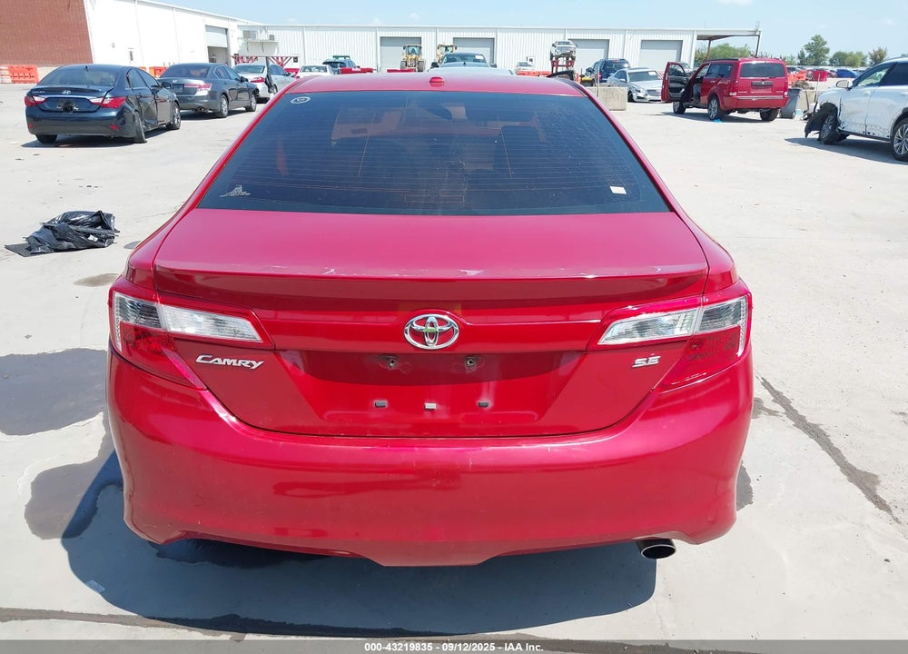 2012 TOYOTA CAMRY SE VIN: 4T1BF1FK0CU608941