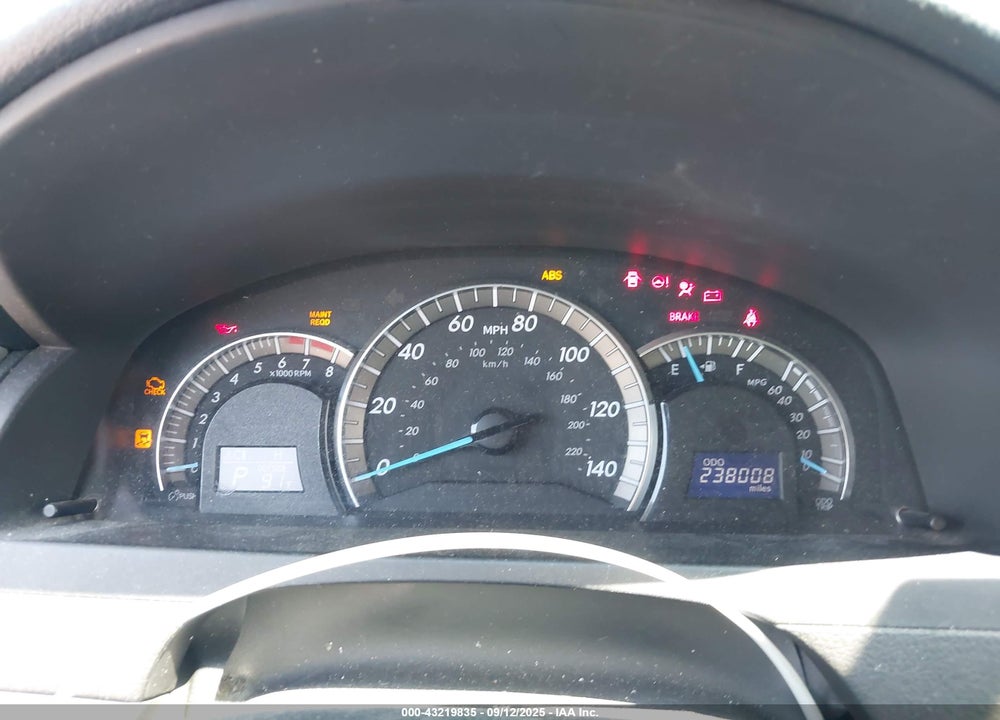 2012 TOYOTA CAMRY SE VIN: 4T1BF1FK0CU608941