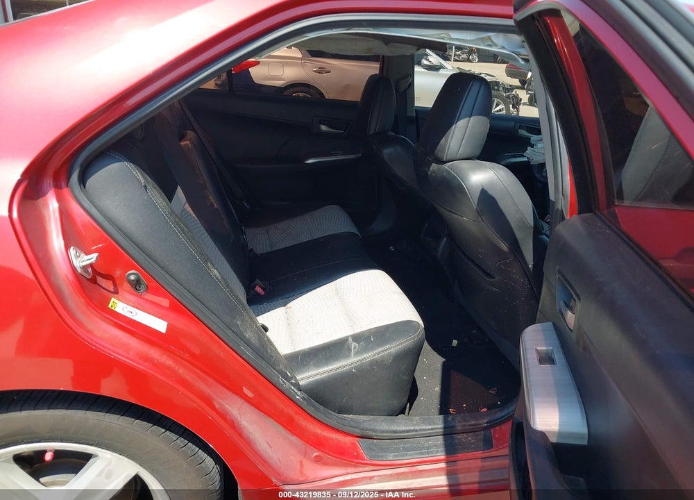 2012 TOYOTA CAMRY SE VIN: 4T1BF1FK0CU608941