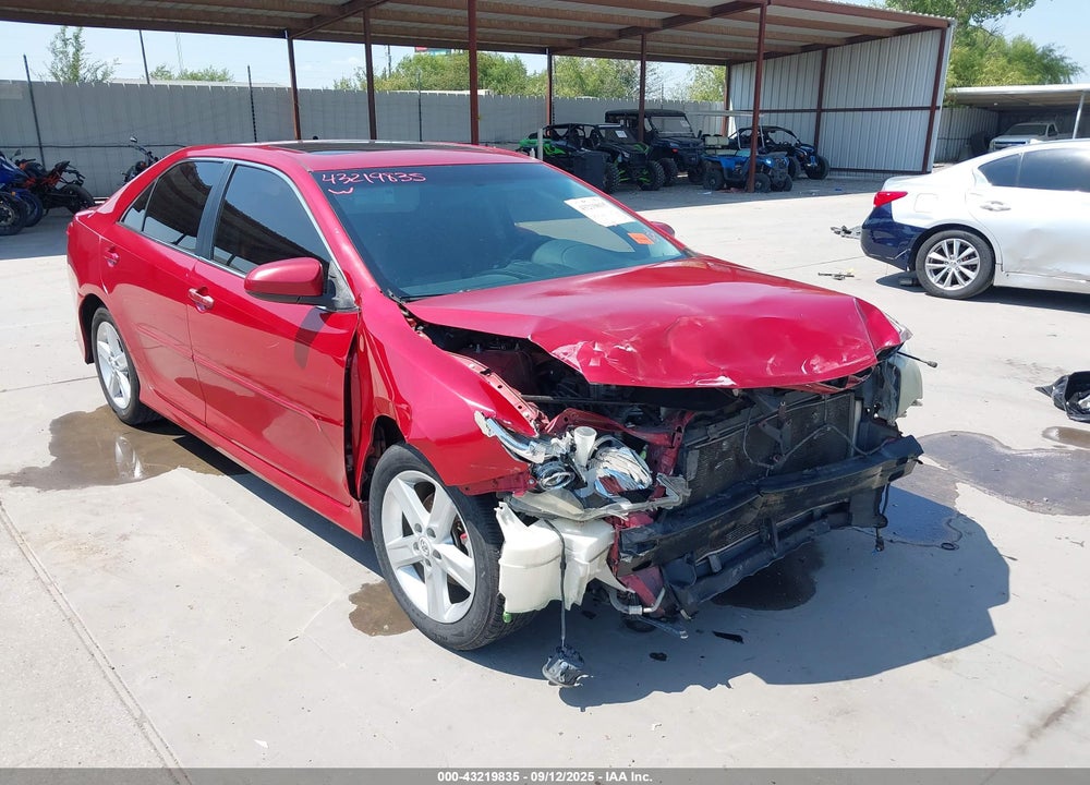 2012 TOYOTA CAMRY SE VIN: 4T1BF1FK0CU608941