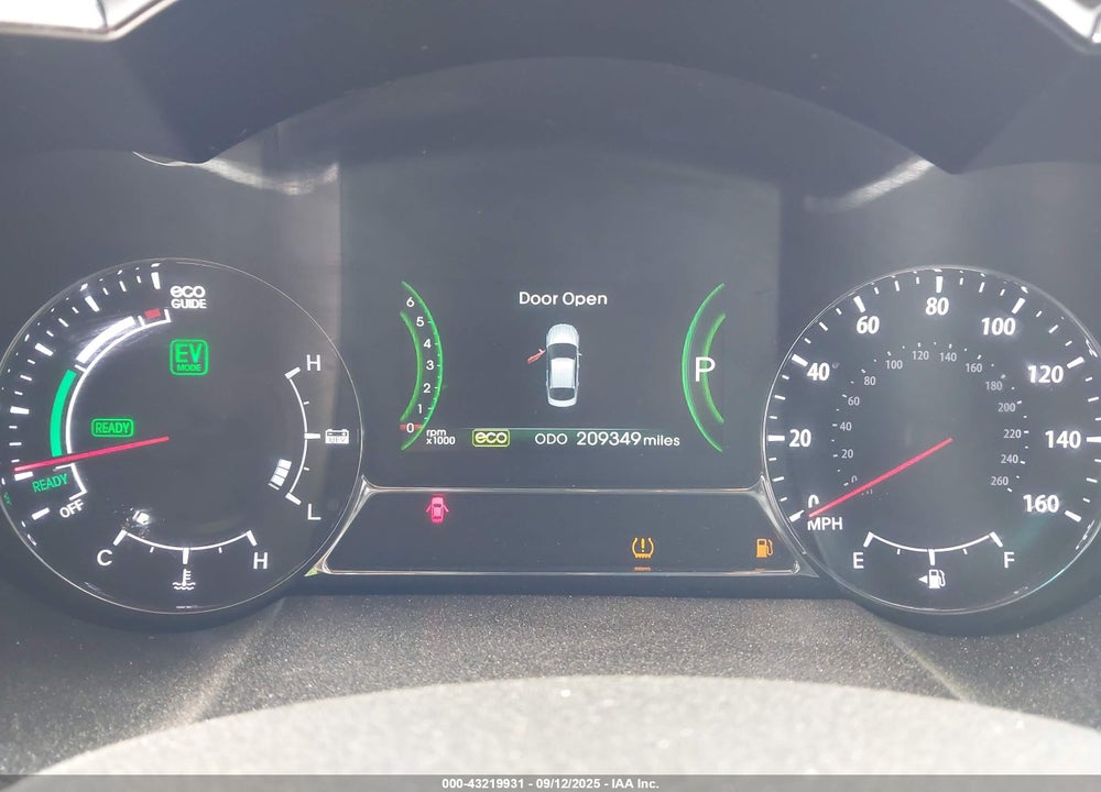 2012 KIA OPTIMA HYBRID EX VIN: KNAGM4AD6C5021810