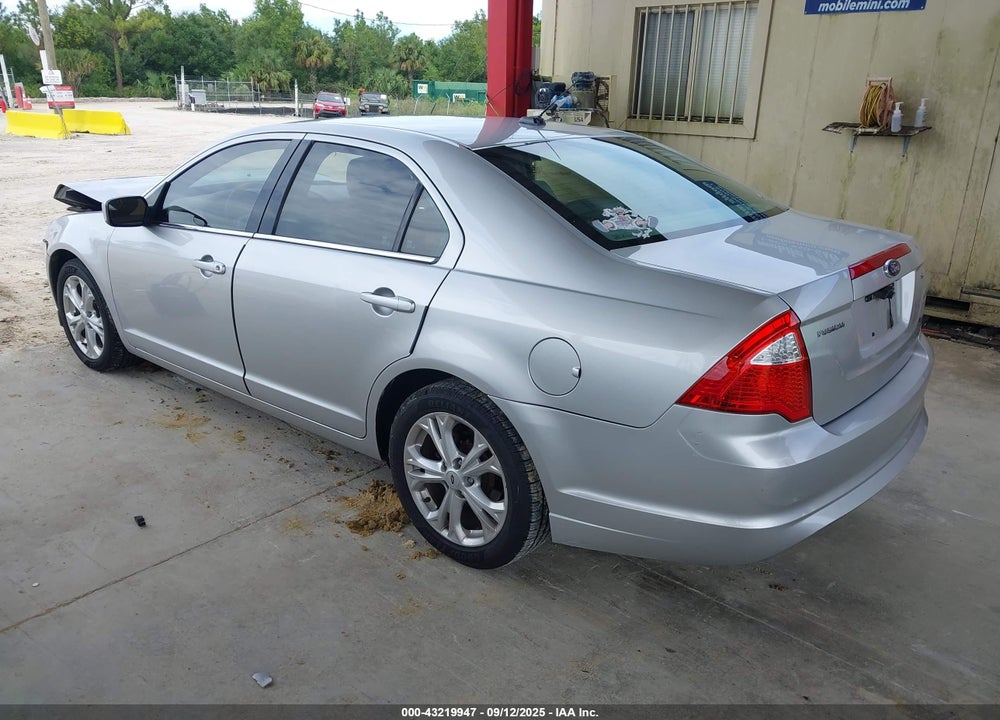 2012 FORD FUSION VIN: 3FAHP0HA7CR240703