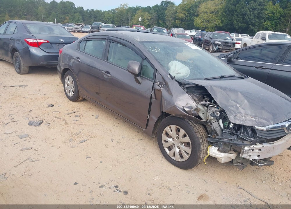 2012 HONDA CIVIC LX VIN: 19XFB2F50CE085159