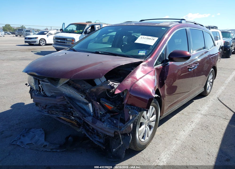 2015 HONDA ODYSSEY VIN: 5FNRL5H66FB005816