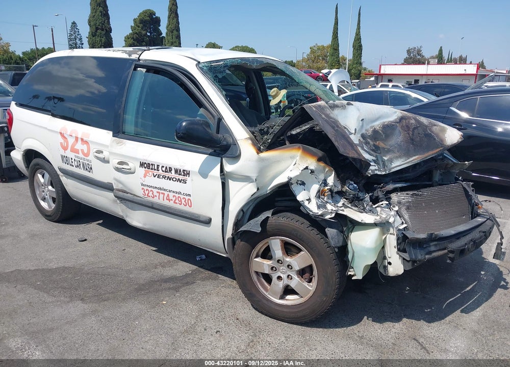 2005 DODGE CARAVAN SXT VIN: 1D4GP45R95B230191
