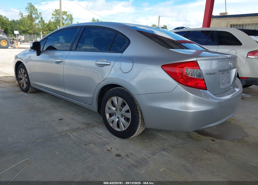 2012 HONDA CIVIC VIN: 19XFB2F54CE333297