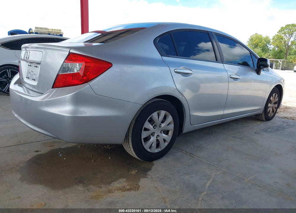 2012 HONDA CIVIC VIN: 19XFB2F54CE333297