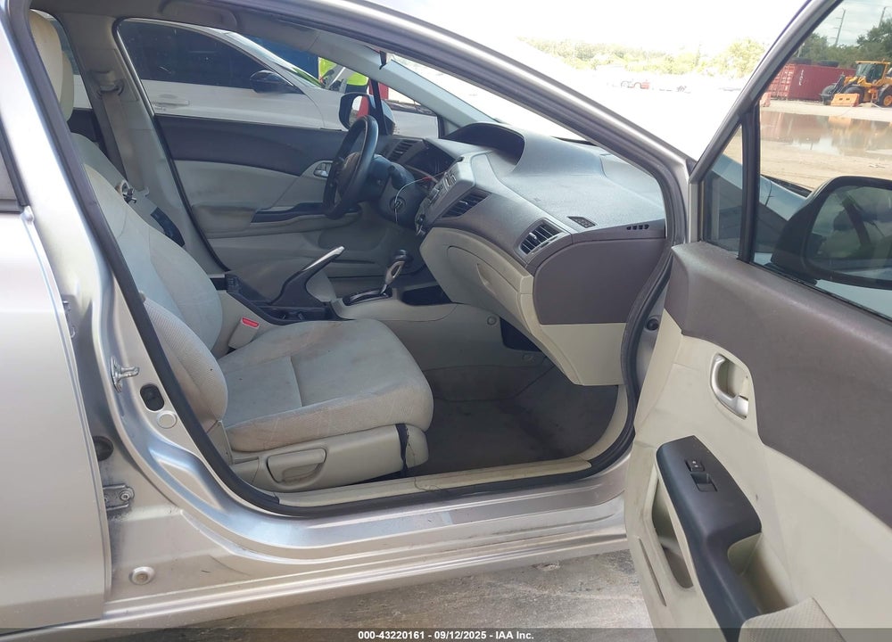 2012 HONDA CIVIC VIN: 19XFB2F54CE333297