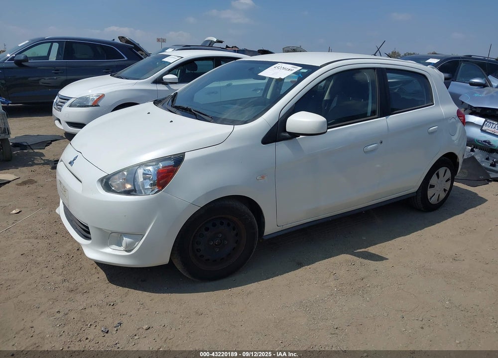 2015 MITSUBISHI MIRAGE VIN: ML32A3HJ9FH044676